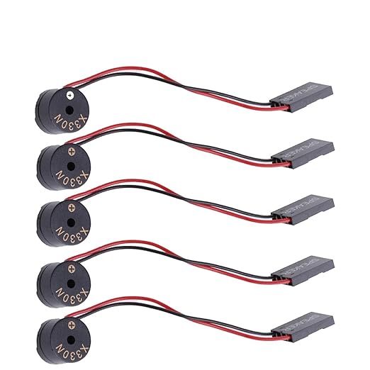 5PCS 4 Pins Beep Speaker Mini Plug Speaker Computer Motherboard Onboard Case Buzzer PC Case Buzzer