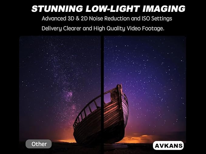 AVKANS AI Auto Tracking NDI 6 Camera 20X Live Streaming HDMI SDI USB3.0 Live Streaming PTZ Camera for Church Worship and Event Budget Facebook YouTube Livestream Camera (NDI HX2 &amp NDI HX3)