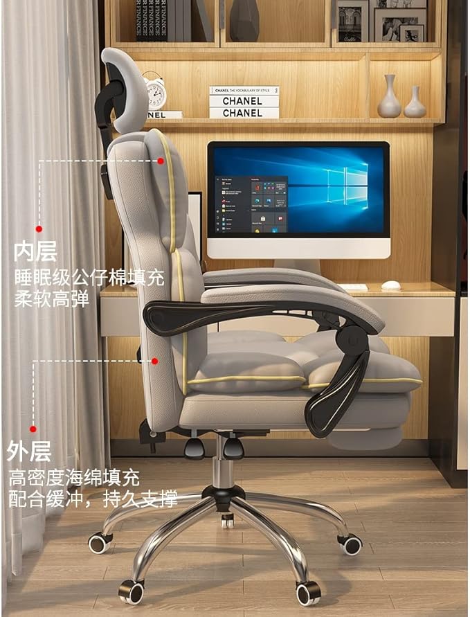 Office Chair Gaming Chair Computer Chair Computer Chair Home Boys and Girls Can Adjust The Live Gaming Chair Boss Chair Lazy Swivel Office Chair