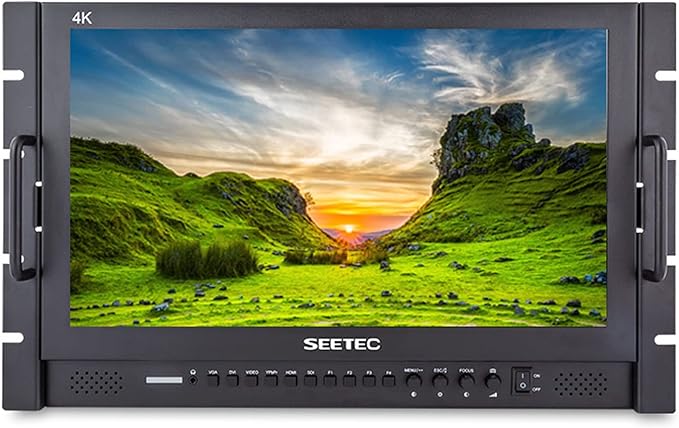 SEETEC P173-9HSD-RM 17.3 Rack Mount Broadcast LCD Monitor with 1920×1080 3G-SDI HDMI AV YPbPr