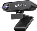 AIRHUG 4K UHD USB Webcam No Mic with Privacy Cover for Secure Meetings - 16MP Sony Sensor PDAF Fast Focus 63° Gold FOV Auto Light Balance Streaming Camera Without Audio for PC/Laptop/Desktop