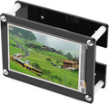 Zopsc 3.5 inch LCD Screen Display Supports 1080P Display Monitor 60fps for + Black Acrylic Case with Multi Languages Menu