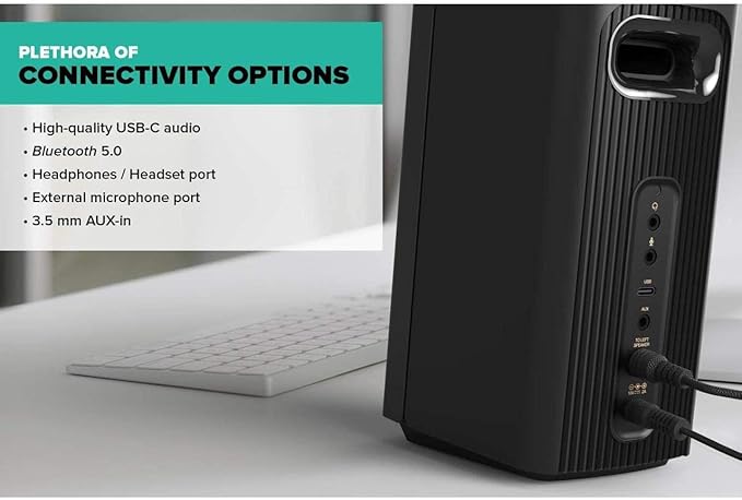 Creative Labs T60 Compact 2.0 Desktop Speaker System Black