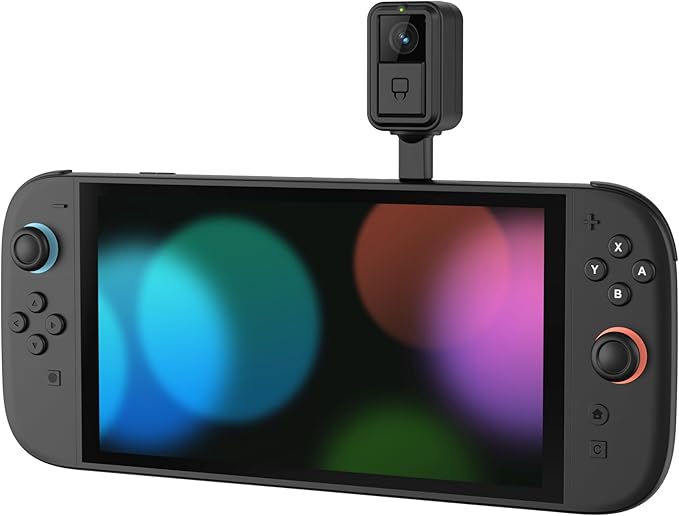 Venom USB Camera for Nintendo Switch 2 | 1080p HD 30fps Video Chat Webcam with Flexible Neck
