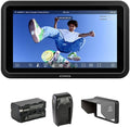 Atomos Shinobi GO 5 HDR Touchscreen Monitor Bundle with Watson NP-F770 Battery Pack Watson Compact Charger Batteries Sun Hood for Shinobi II (Black)
