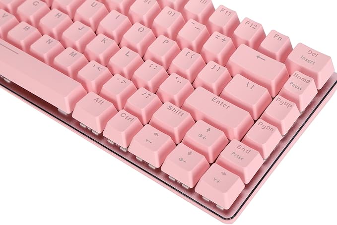 Restokki Mechanical Keyboard N Key Rollover 82 Keys Sensitive Red Switch Independent Wire Design PC Gaming Keyboards for Computer