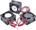 2 Pcs ACP4020 4cm 40mm Fan 40x40x20mm DC5V 12V 24V Inverter Router Inverter Power Cooling Fan (Color : 5V Double Ball)