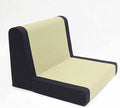 BTZHY Floor Chair Ground Row Chair Grass Back Chair Tatami Chair Lazy Low Sofa Japanese Ground Row Chair Foldable Low Chair(SchwarzM)