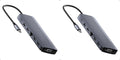 Anker Laptop Docking Station 14 in 1 USB C Hub Triple Display with 2 x 4K HDMI 1080p VGA 80W Power Delivery 5Gbps USB-A/C Data Ports for Dell XPS and More (Charger not Included) (Pack of 2)
