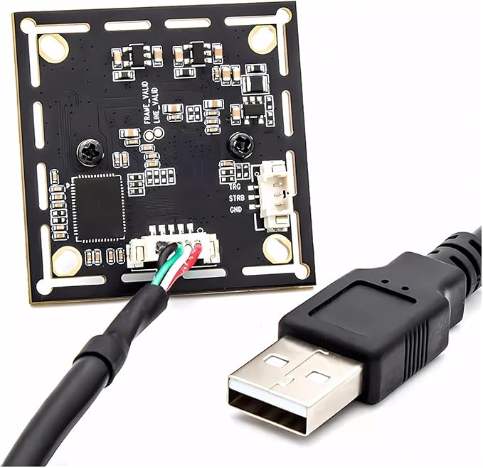 USB Camera Global Shutter 1080P 90FPS 720P 120FPS 3mm Without Blur M12 Lens AR0234 Board High Frame Rate Camera Module