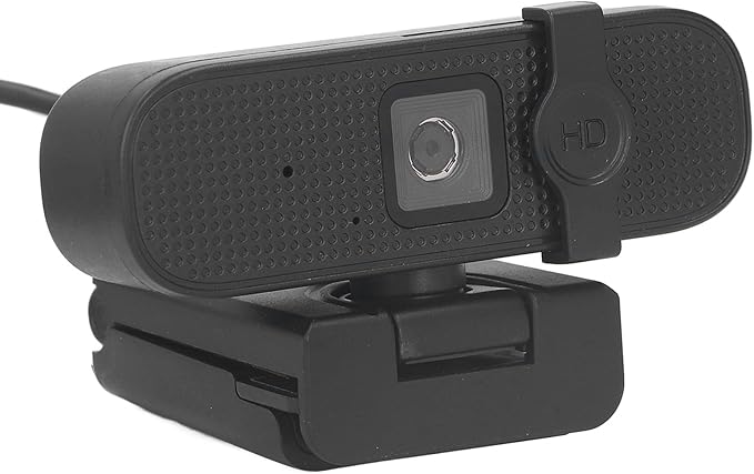 Sanpyl 4K Webcam 4K Autofocus Web Camera with Cover and Dual Noise Reduction Microphone USB PC Computer Webcam Plug and Play for Gaming Video Recording