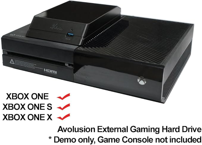 Avolusion HDDGear (HDDGU3-10TB-XBOX) 10TB USB 3.0 External Gaming Hard Drive (Xbox Pre-Formatted for Xbox ONE X) - 2 Year Warranty (Renewed)