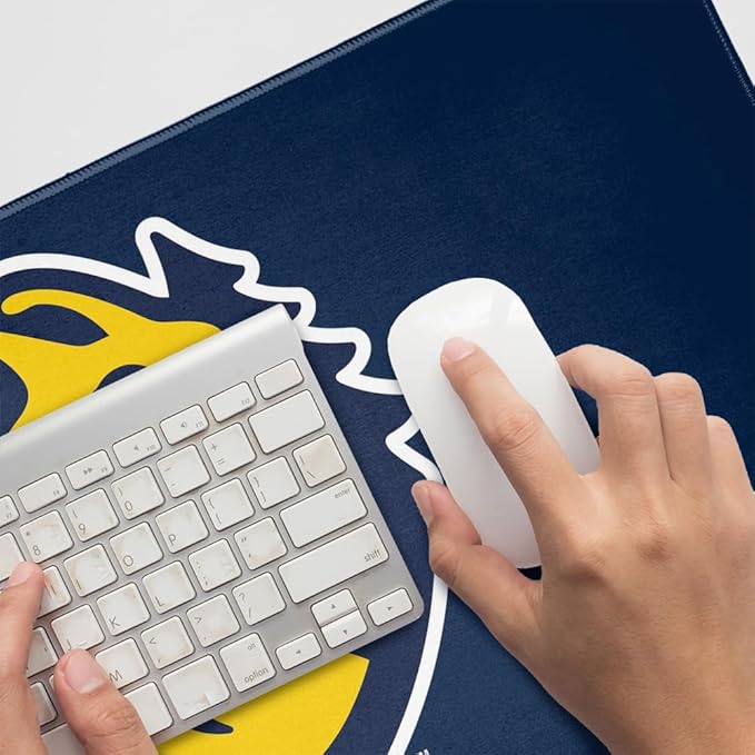 University of California-Santa Cruz Primary Logo Large Gaming Mouse Pad Desk Mat with Stitched Edges Non-Slip Base for Gamer Home and Office 31.5 x 15.7