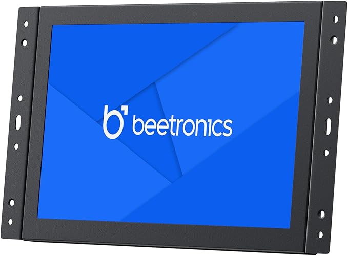 Beetronics 9-Inch Full HD IPS Monitor - Professional Industrial-Grade Display | HDMI VGA BNC RCA Inputs | Durable Metal Housing Matte Screen 24/7 Continuous Operation Wide Viewing Angle - 9HD7M