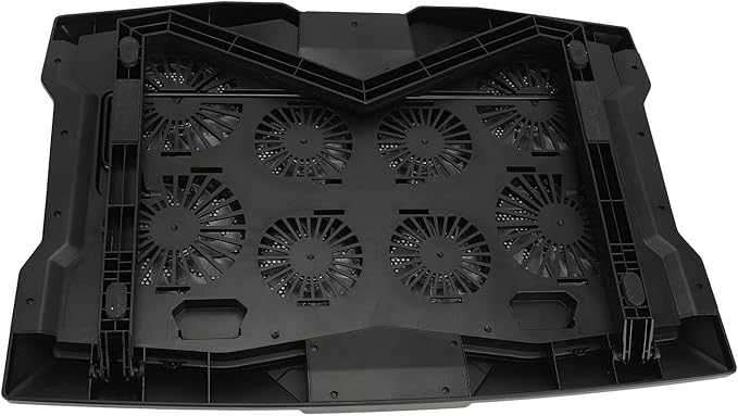 Height Laptop Cooling Pad Gaming Notebook Cooler with 8 Powerful Fans Portable USB Laptop Stand Laptops Height Cooling Pad for Enhanced
