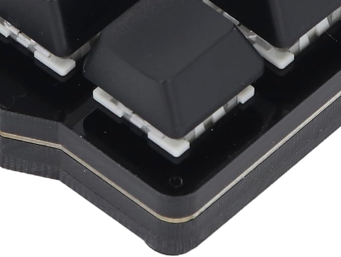 One Handed Macro Mechanical Keyboard Real Time Floating Window Better Control with 4 Modes of Macro for Gaming and Typing Multifunctional USB Keypad for