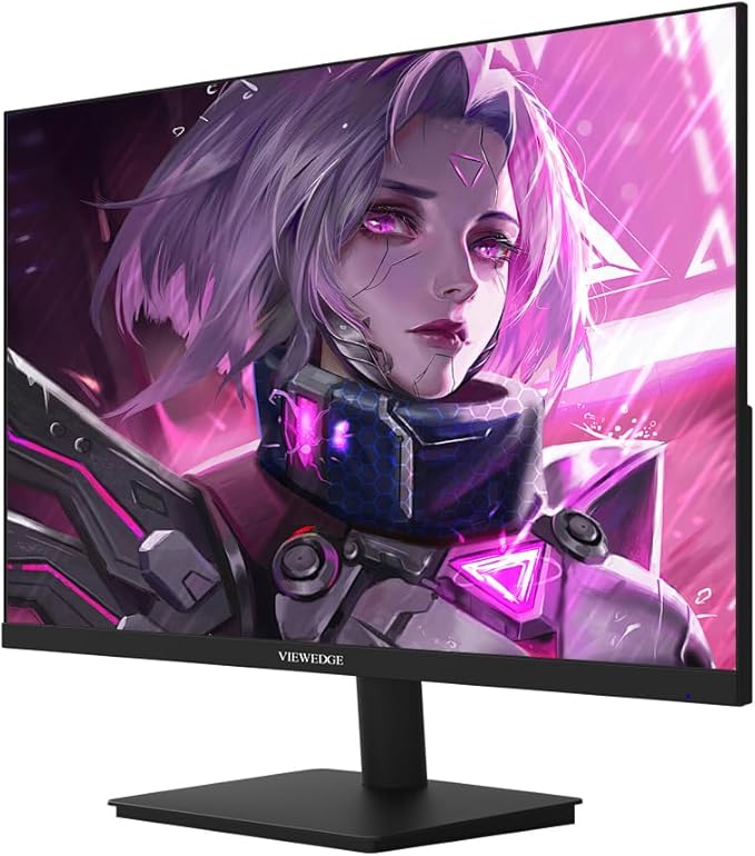 Viewedge 27 inch Gaming Monitor 180hz (Supports 144hz/165hz) 1ms 110% sRGB 1080p IPS Computer Monitor DP HDMI Built-in Speakers Support Freesync and Wall Mount