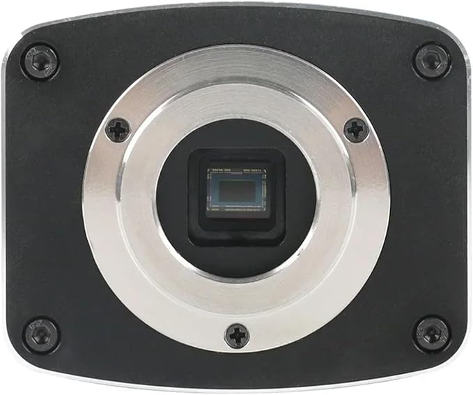 OOM 180X 120X IMX307 Autofocus HDMI 1080P Type-c PC Video Microscope C Mount Camera 20CM Working Distance for Phone Repair(120x Lens with Light)