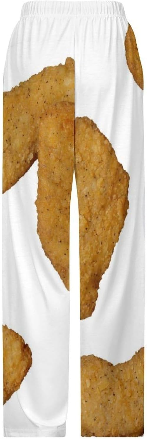 JITUIHOM Fried Chicken Nuggets Unisex Full Length Sleepers Comfortable Casual Wear Suitable for Families And Travel 4XL
