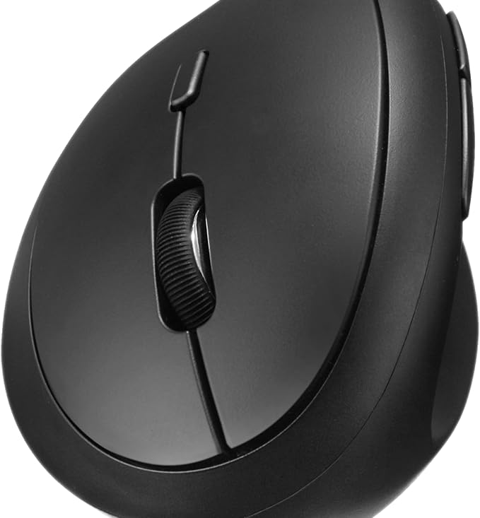 Adesso iMouse V10 Wireless Vertical Ergonomic Mini Mouse iMouse V10-2.4GHz 800/1200/1600 DPI Ergo Mice with 6 Buttons
