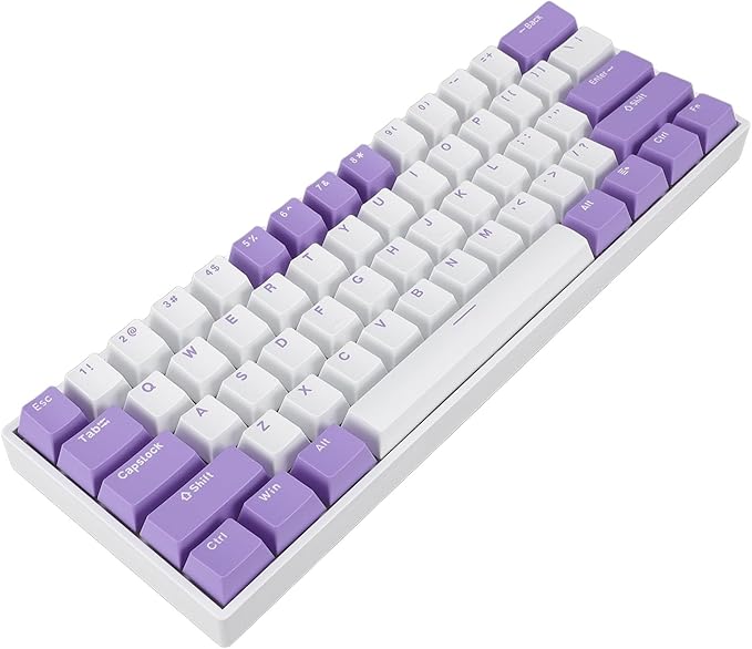 EBTOOLS Gaming Keyboard Dynamic RGB Wired Gaming Keyboard 61 Keys for PC