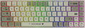 AK680 Wired Compact Mechanical Keyboard 68 Keys Grey-White Layout Hot-Swappable Tactile Brown Switch Gaming Keyboard with Multicolor Backlight Eva Foam Dampening for Gaming &amp Typing