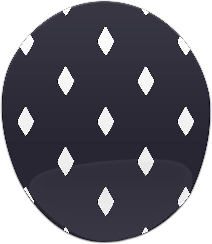 Ergonomic Mouse Pad with Wrist Rest Digital Printed Mouse Mat for Tendon Sheath Problems Non-Slip Base for Office and Home Size: 20 x 23 cm