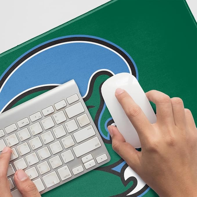 Tulane University Primary Logo Large Gaming Mouse Pad Desk Mat with Stitched Edges Non-Slip Base for Gamer Home and Office 31.5 x 15.7
