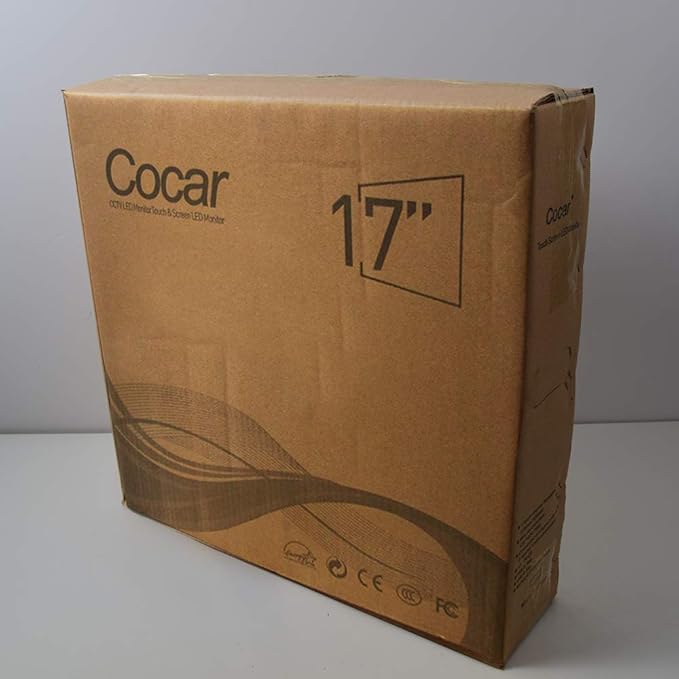 Cocar 17inch Touchscreen Monitor TFT LCD Monitor Touch Screen - 1280x1024 Resolution VGA Input for PC/POS Graphic Draw Sketching
