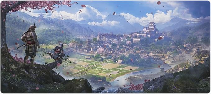 Head Case Designs Officially Licensed Assassin's Creed Key Art Shadows Graphics 37.4 x 15.75 x 0.16 inches (900 x 400 mm) - XL Gaming Office Desk PC Keyboard Mouse Mat Pad