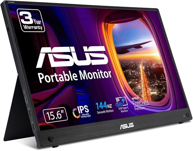 ASUS ZenScreen MB16AHG 16 Inch Portable Monitor BLACK (Renewed)