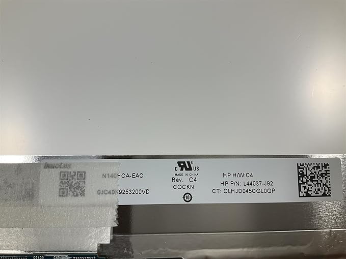 for HP EliteBook 840 G5 L18313-001 FHD Touch Screen Display 220 Nits 14 Inch 934245-115 14 Touchscreen Touchdisplay N140HCA-EAC Rev. C4 L44037-J92