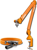 Rode PSA1+ Desk-Mounted Broadcast Microphone Boom Arm (Orange) with Orange Premium XLR Cable (3m)