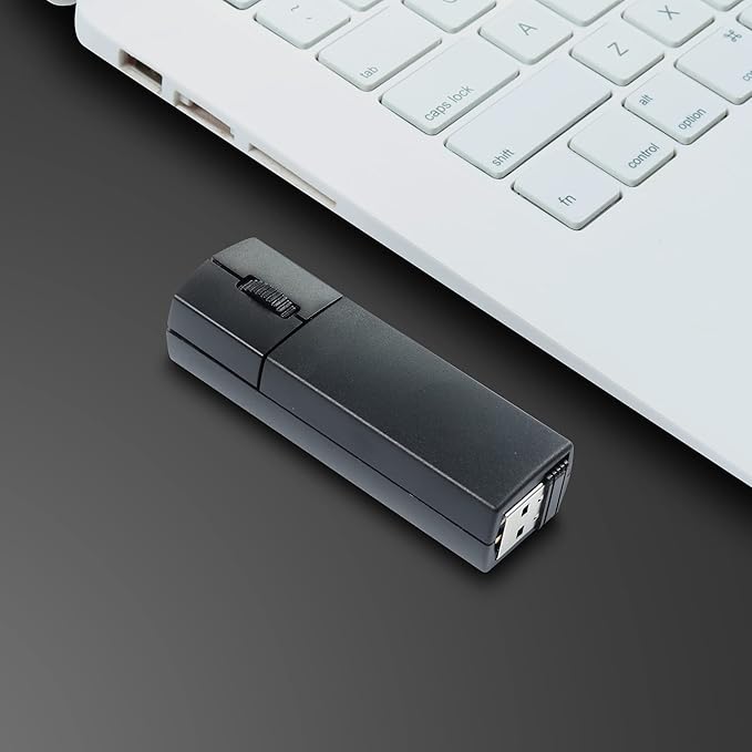 Wireless Mouse 2.4GHz Ergonomic Mouse Small Handheld Finger Mouse 1200DPI Rechargeable Computer Mouse with Mouse BoxPortable Mini Mouse for Laptop Computer