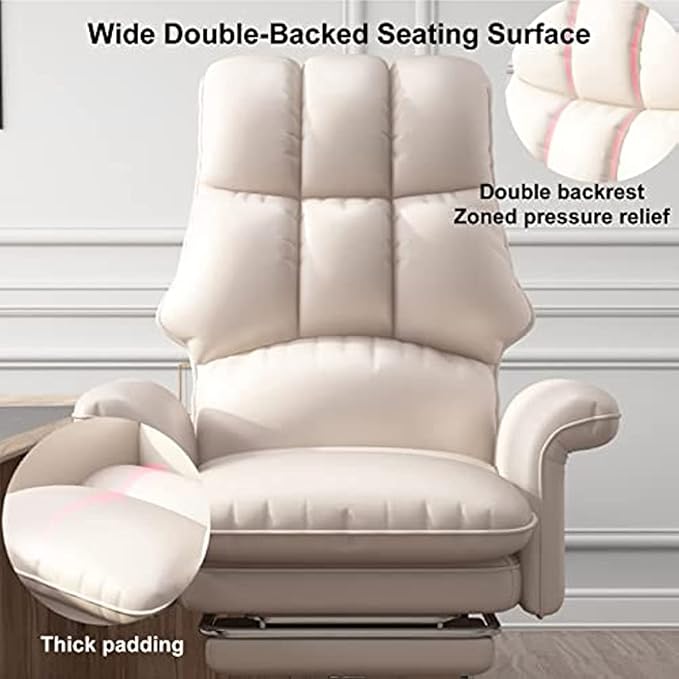 Gaming chair  Computer Chair with Wheels and Ar﻿ms Home Reclining Office Chair with Back Support Comfortable Boss Chairs Gaming Seat Sedentary Sofa Chair Swivel Backrest Chairs A ( Color : Black