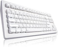ZORNHER CG870 Wireless Mechanical Keyboard80% White Gaming Keyboard Creamy KeyboardCute Jelly Cat Clear Ceramic Jade KeycapsGirly Aesthetics Kitty KeyboardCreamy Sounding Linear Switches