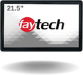 faytech 21.5 Capacitive Touchscreen Monitor - HDMI VGA DP USB - Compatible with Windows Mac and Linux. Perfect for 2nd Screen POS System Touchscreen Vending HMI Digital Signage Kiosk