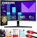 Samsung 27 S3 (S39GD) FHD 100Hz Curved Monitor with Speakers LS27D396GANXZA Bundle with Elite Suite 18 2X HDMI Cable and Deco Gear CPS Exclusive 26 Month Protection Pack (BEACH-CPS-26M250)
