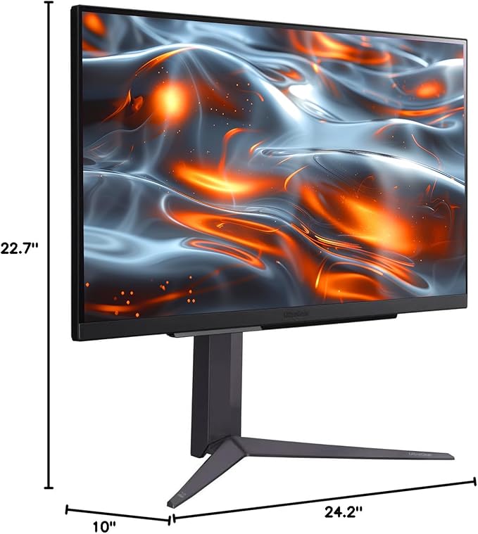 LG 27 inch Ultragear QHD (2560x1440) IPS Gaming Monitor 240Hz 1ms G-Sync AMD FreeSync Premium 100% sRGB HDR400 1 x DisplayPort 2 x HDMI 4-Pole HP Out DTS GP:X Tilt/Height/Pivot Stand Black