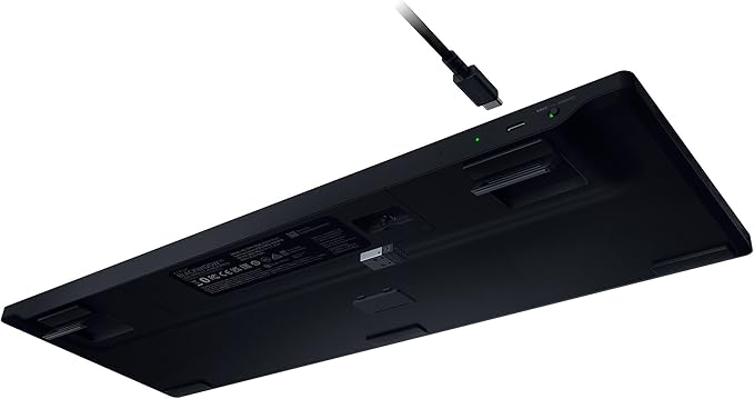 Razer BlackWidow V4 Low Profile HyperSpeed Wireless Gaming Keyboard: Green Mechanical Switches - 2.4GHz Wireless &amp Bluetooth - Multi-Function Roller - 11 Control Buttons - Long Battery Life