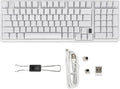 Yoidesu Gaming Keyboard 2.4G / BT3.0 5.0/Type C Wired Mechanical Keyboard RGB Backlit 98 Keys Linear Action Switch Computer Keyboard