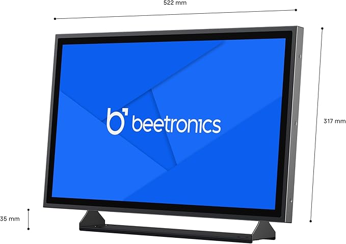 Beetronics 22 Inch Touchscreen Monitor | Full HD 1080p | 22TS7M – Industrial-Grade Professional 10-Point Multi Touch Display for PC Mac Linux – HDMI DisplayPort USB-C VGA Inputs