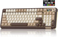 SOLAKAKA A99 Pro Mechanical Keyboard with LCD Screen &amp Metal Knob Wireless Gaming Keyboard with BT5.0/2.4GHz/USB-C Hot Swappable Creamy Keyboard Gasket Structure RGB Backlit for Win/Mac