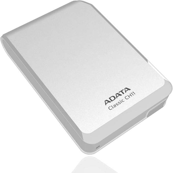 ADATA CH11 1TB USB 3.0 External Hard Drive ACH11-1TU3-CWH (White)