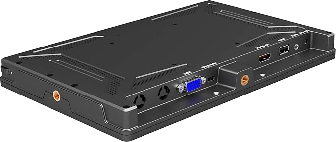 LILLIPUT 10.1 FA1016/C/T IPS FHD 1000:1 Capacitive Mutli-Touch HDMI/VGA Support 4K 30Hz Glass+Glass Technology with Free Desktop Stand USA Official Seller VIVITEQ (USA Service Directly)