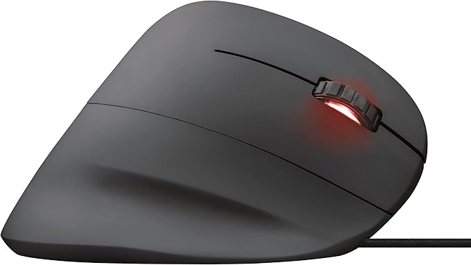 Trust Gaming GXT 144 Rexx Vertical Ergonomic Gaming Mouse 250-10000 DPI 6 Buttons Black