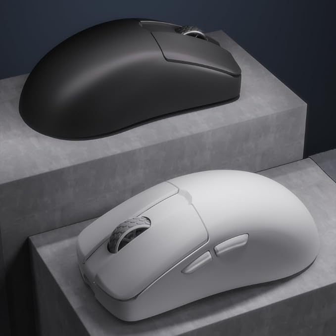 MOTOSPEED X1 4K Mini Wireless Gaming MouseTri-Mode 2.4G/USB-C/Bluetooth Mouse Up to 26000DPIPAW3395 Optical Sensor Lightweight 48g5 programmable ButtonComputer Mouse for LaptopPCMac-Black