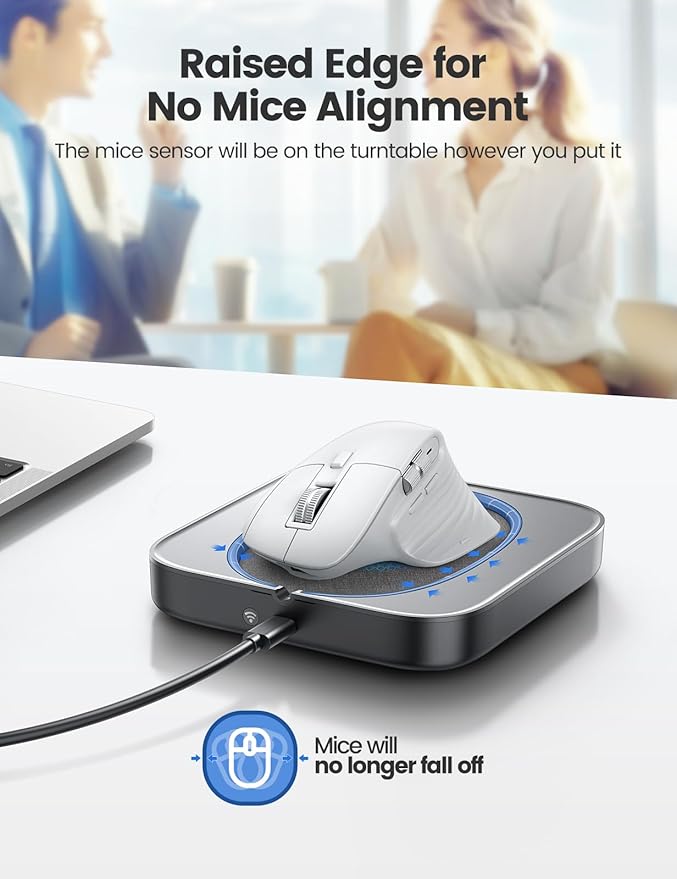 meatanty Undetectable Mouse Mover with APP Remote Control and Timer Function Super-Silent Mouse Jiggler Device Move Randomly Automatic Wiggler Shaker Giggler Keep Computer Laptop Active