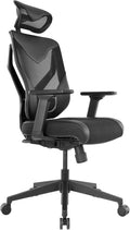 Tempur-Pedic Blaze Auto-Adaptive Ergonomic Gaming Chair with Lumbar Support and 3D Armrest Adjustment Cooling Racing Style Gaming Chair Black