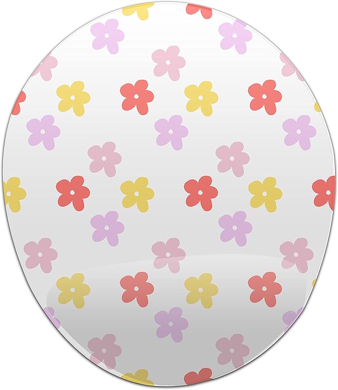 Ergonomic Mouse Pad with Wrist Rest Digital Printed Mouse Mat for Tendon Sheath Problems Non-Slip Base for Office and Home Size: 20 x 23 cm